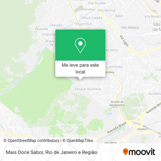 Mais Doce Sabor mapa