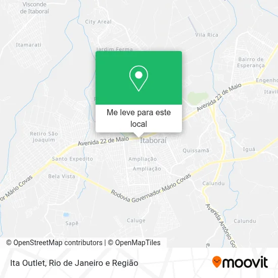 Ita Outlet mapa