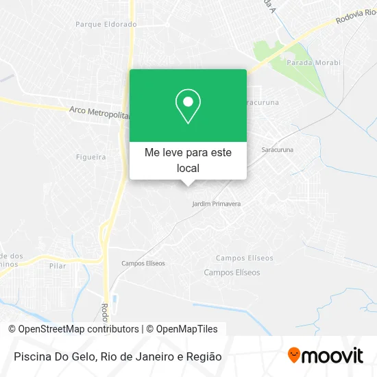 Piscina Do Gelo mapa