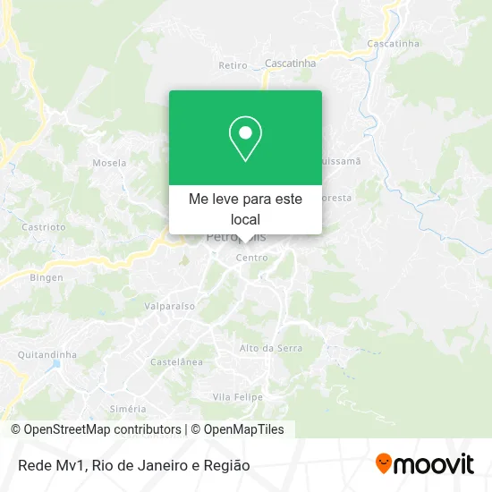 Rede Mv1 mapa