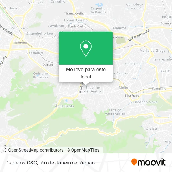 Cabelos C&C mapa
