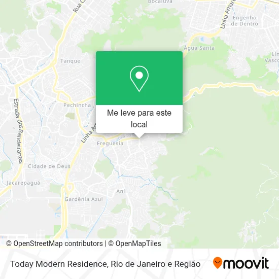 Today Modern Residence mapa