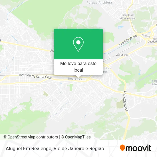 Aluguel Em Realengo mapa