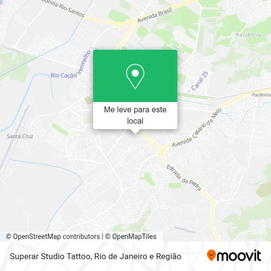 Superar Studio Tattoo mapa