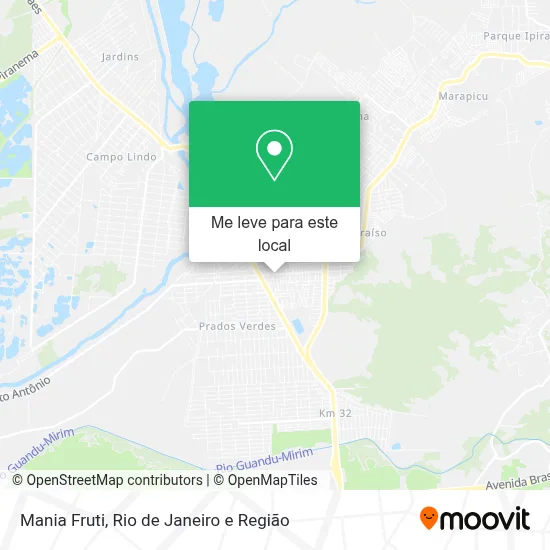 Mania Fruti mapa