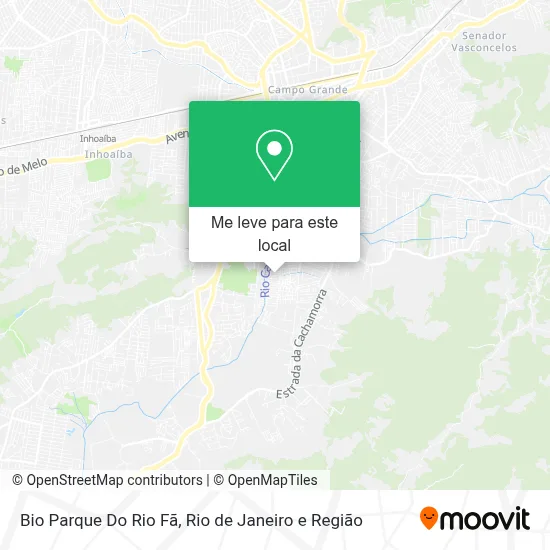Bio Parque Do Rio Fã mapa