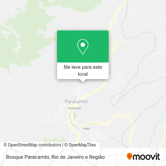 Bosque Paracambi mapa