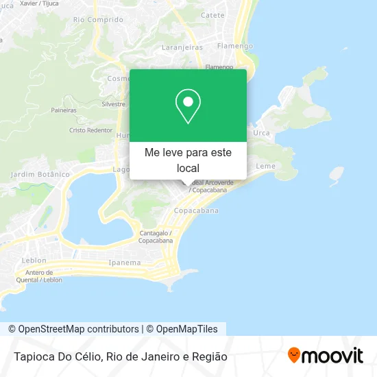 Tapioca Do Célio mapa