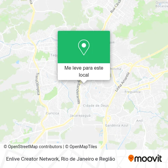 Enlive Creator Network mapa