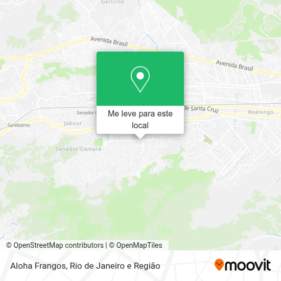 Aloha Frangos mapa