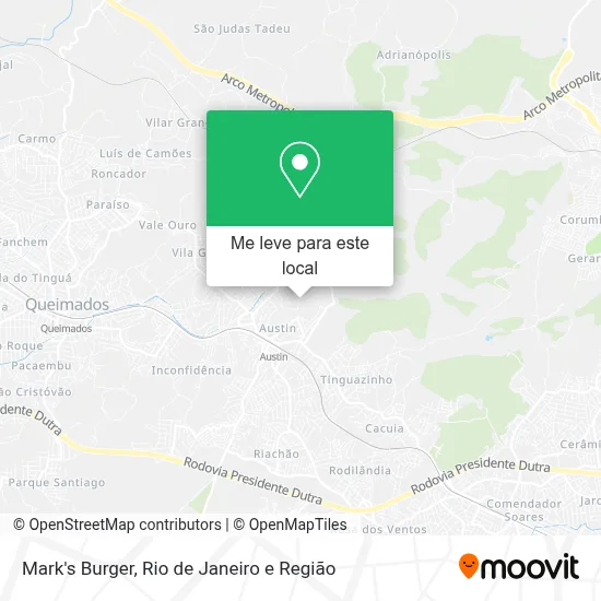 Mark's Burger mapa