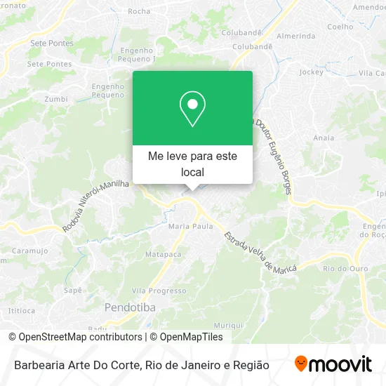 Barbearia Arte Do Corte mapa