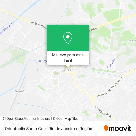 Odontoclin Santa Cruz mapa