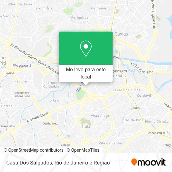 Casa Dos Salgados mapa