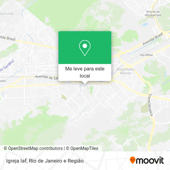 Igreja Iaf mapa