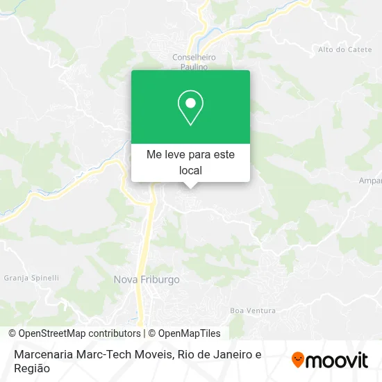 Marcenaria Marc-Tech Moveis mapa