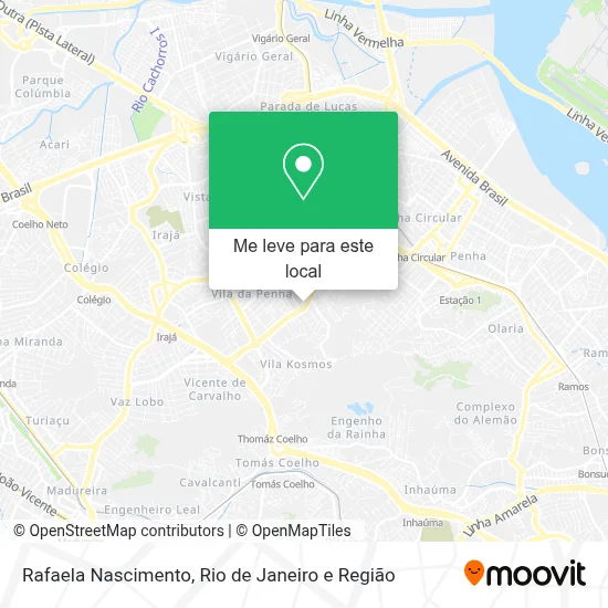 Rafaela Nascimento mapa