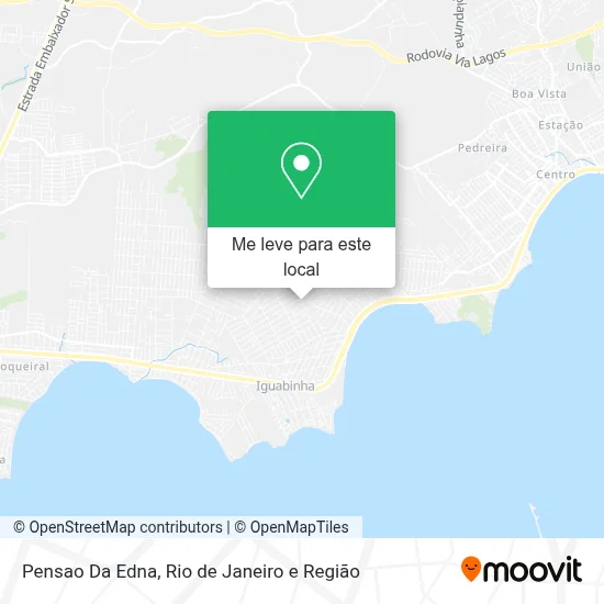 Pensao Da Edna mapa