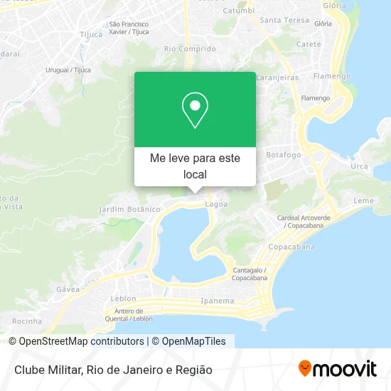 Clube Militar mapa