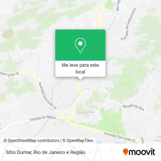 Sítio Dumar mapa