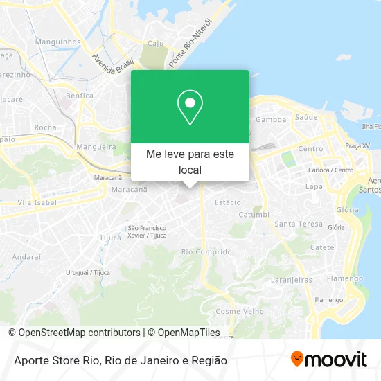 Aporte Store Rio mapa