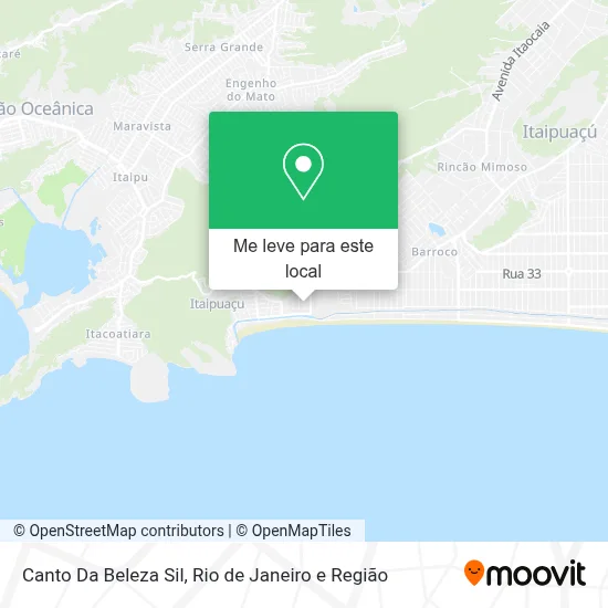Canto Da Beleza Sil mapa