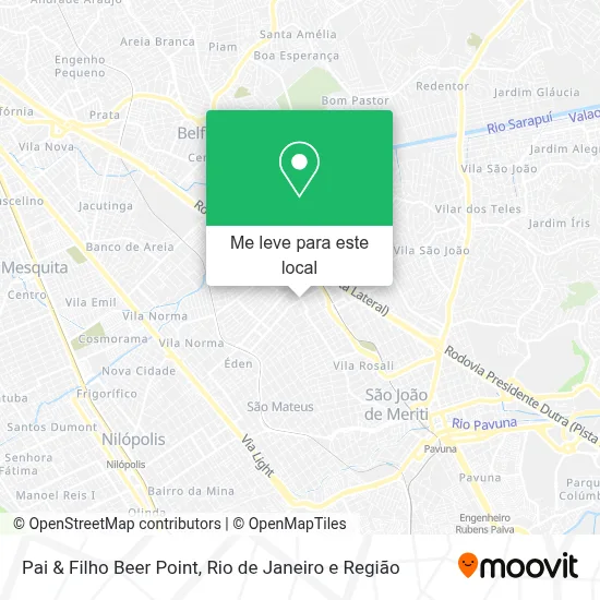 Pai & Filho Beer Point mapa
