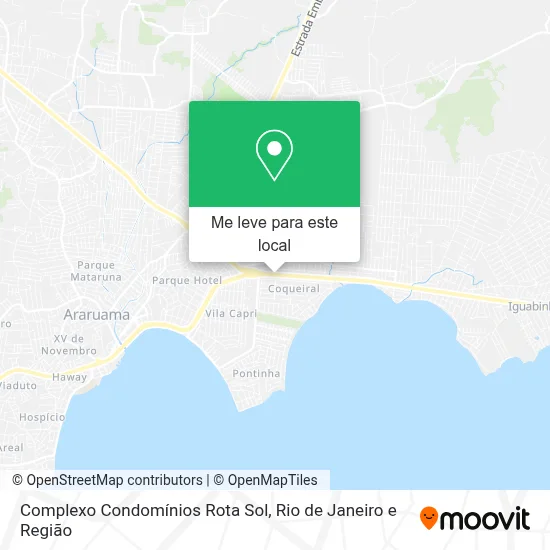 Complexo Condomínios Rota Sol mapa