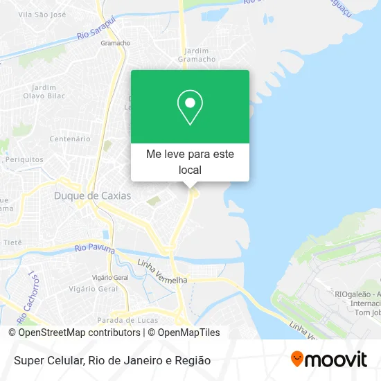 Super Celular mapa