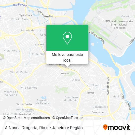 A Nossa Drogaria mapa