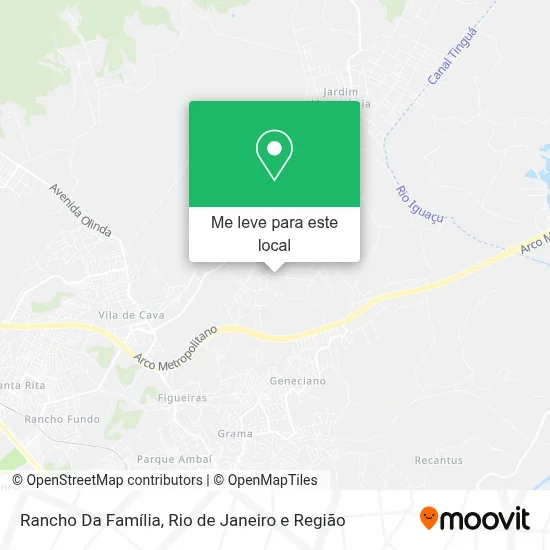 Rancho Da Família mapa