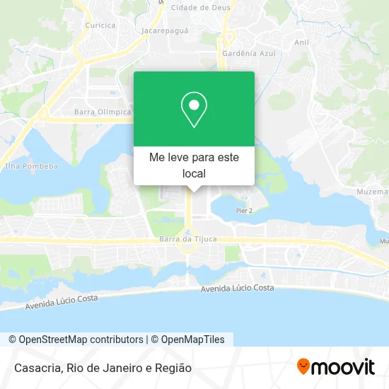 Casacria mapa