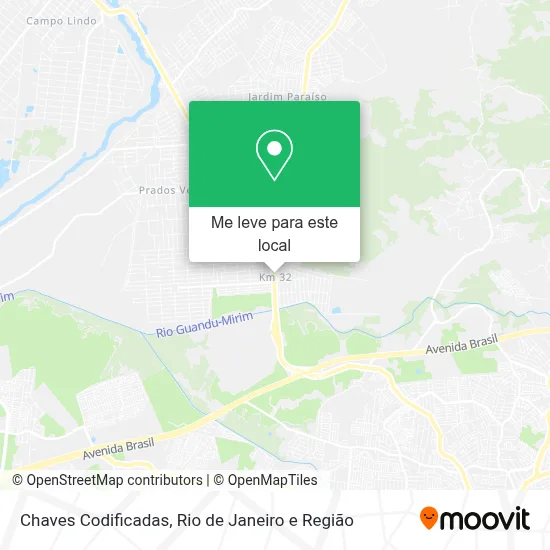 Chaves Codificadas mapa