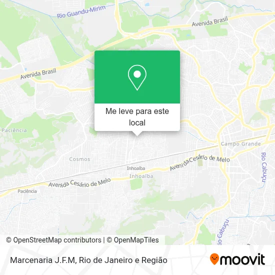 Marcenaria J.F.M mapa