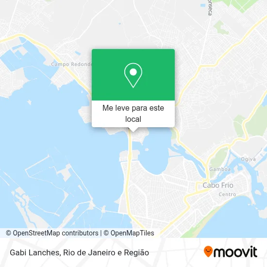 Gabi Lanches mapa