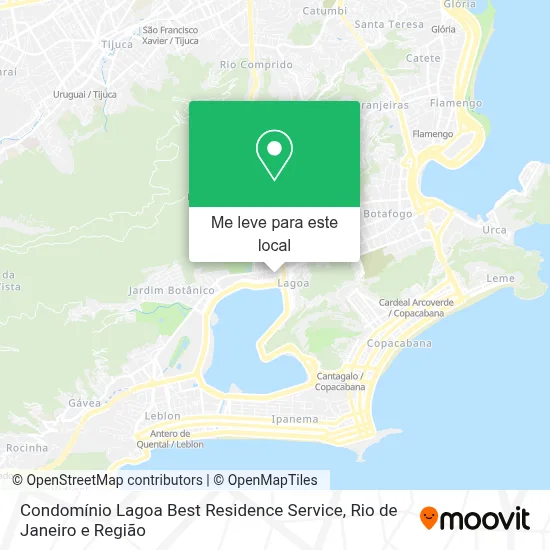 Condomínio Lagoa Best Residence Service mapa