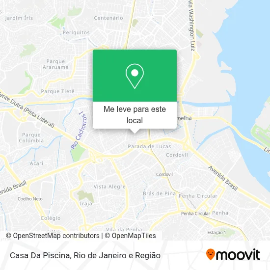 Casa Da Piscina mapa