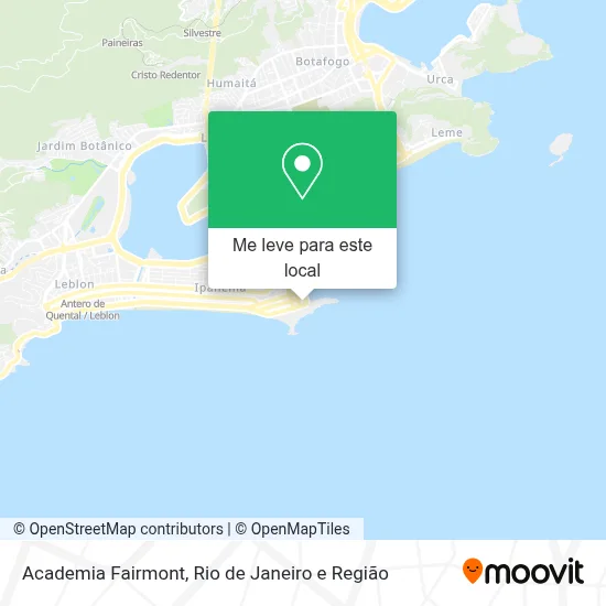 Academia Fairmont mapa