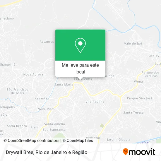 Drywall Bree mapa