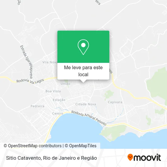 Sitio Catavento mapa