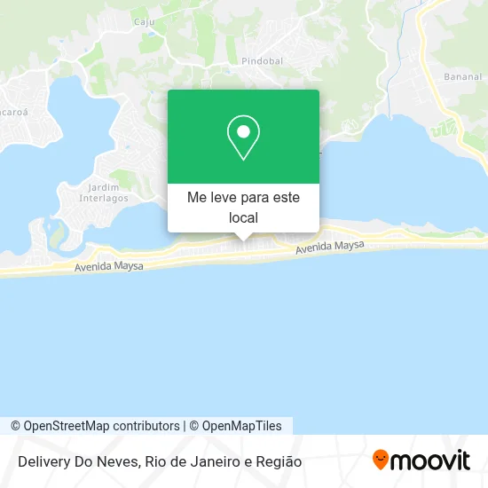 Delivery Do Neves mapa