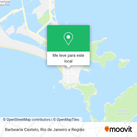 Barbearia Castelo mapa