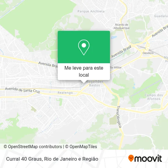 Curral 40 Graus mapa