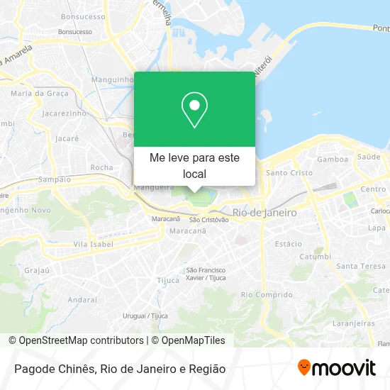 Pagode Chinês mapa
