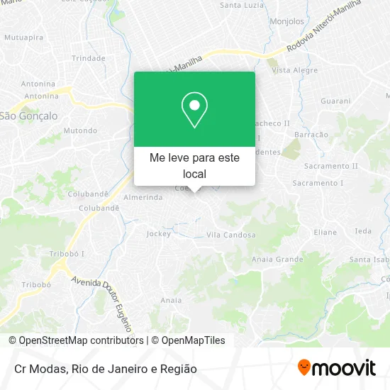 Cr Modas mapa