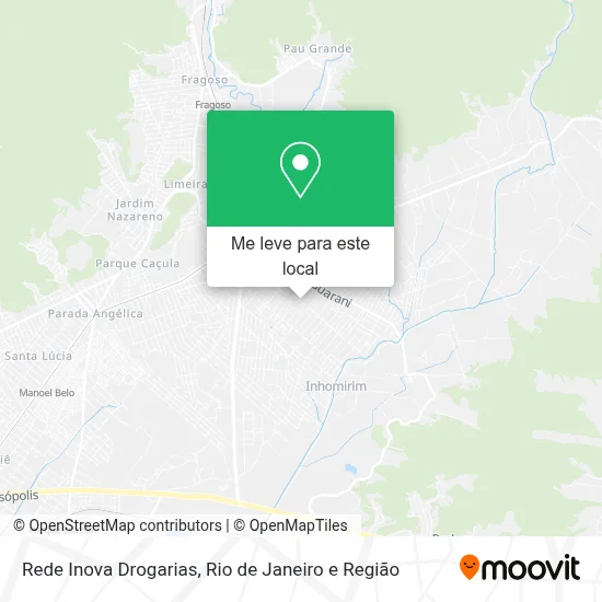 Rede Inova Drogarias mapa