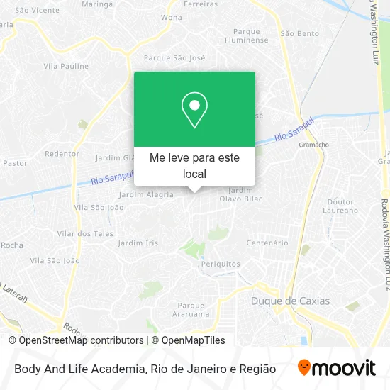 Body And Life Academia mapa