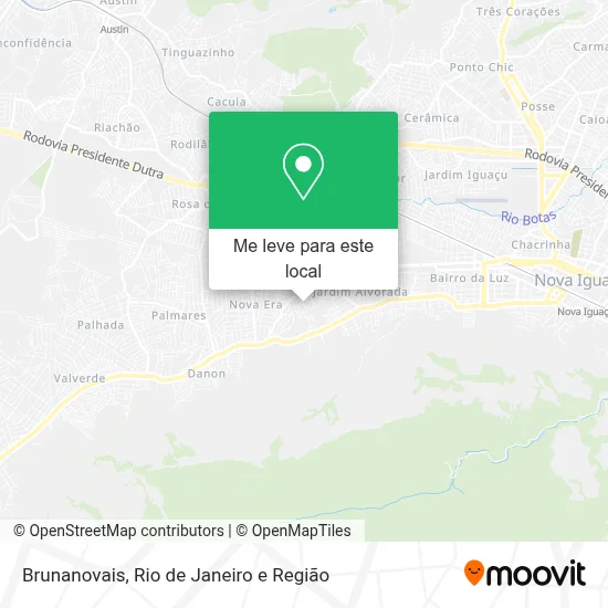 Brunanovais mapa