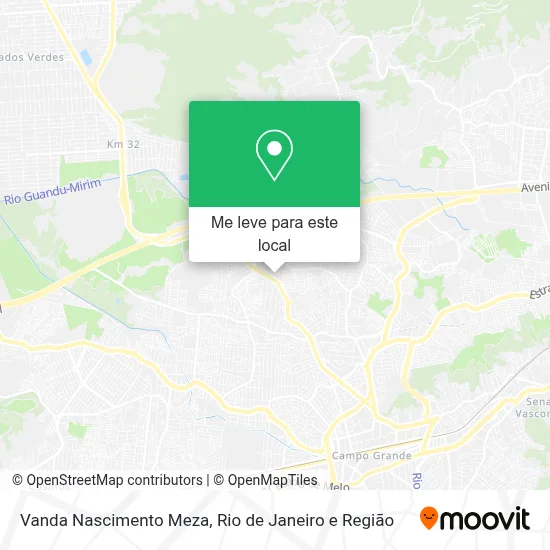 Vanda Nascimento Meza mapa