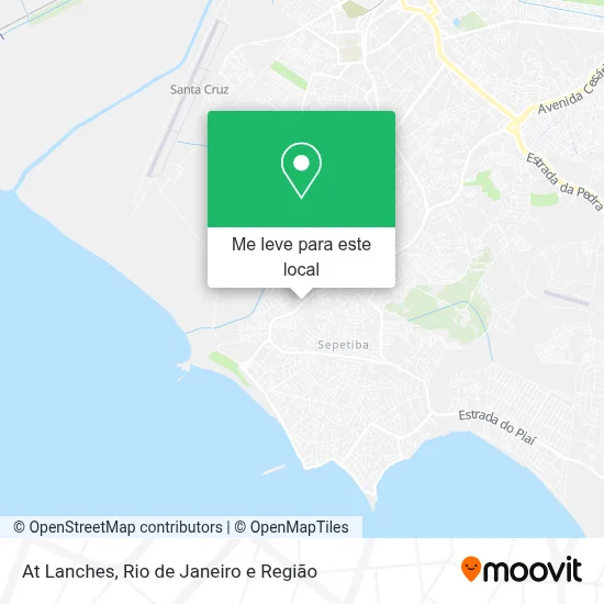 At Lanches mapa